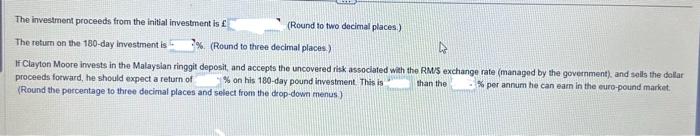 Clayton Moore's Money Fund. Clayton Moore is the manager of an international