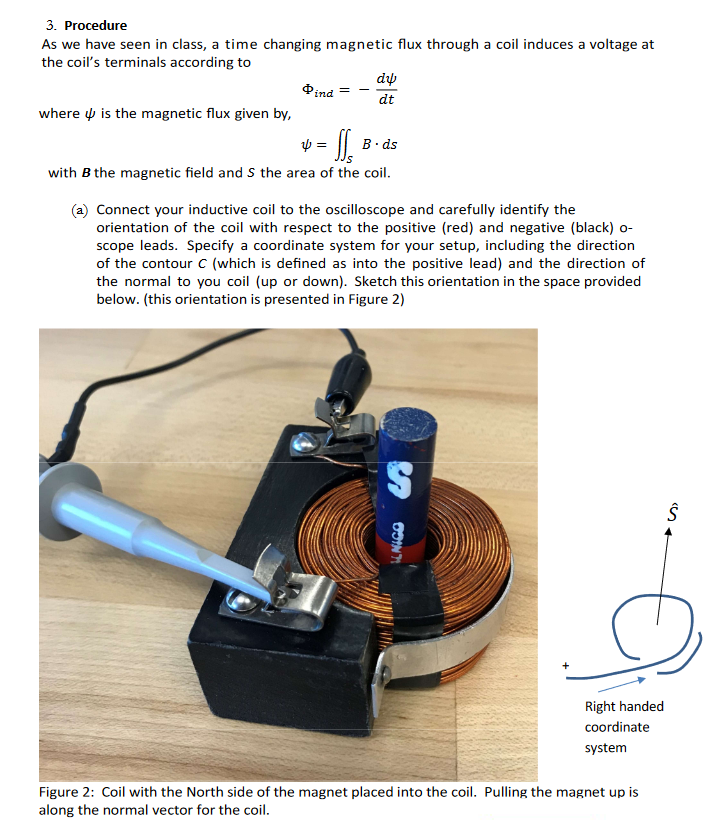 at the coil's terminals. Q: Import the ASCII data file into MATLAB.