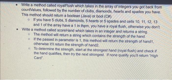 System; using System.Collections.Generic; class PlayingCards { private List deck = new List();