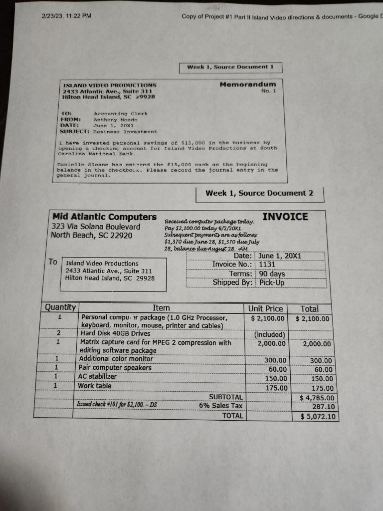 At this time you will only be posting to the T-account