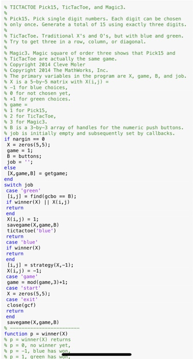  Matlab problem m ceil(rand Length(i): jn) function B buttons Initialize push