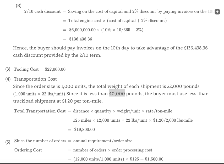 Inc. assembles five different models of all-terrain vehicles (ATVs) from various ready-made
