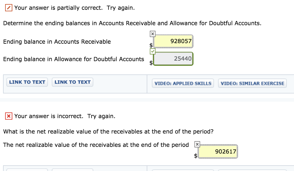 balances in Accounts Receivable of $191,500 and in Allowance for Doubtful Accounts