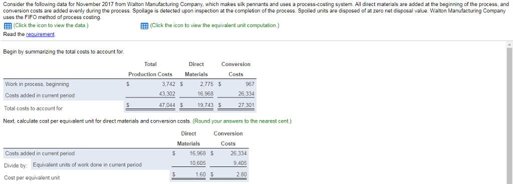 definition, is comprised of one equivalent unit of each input required to