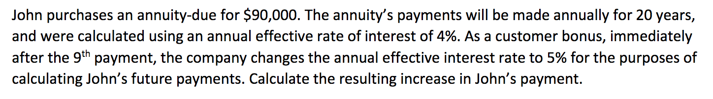Please do not use excel. Please show work by hand. John purchases
