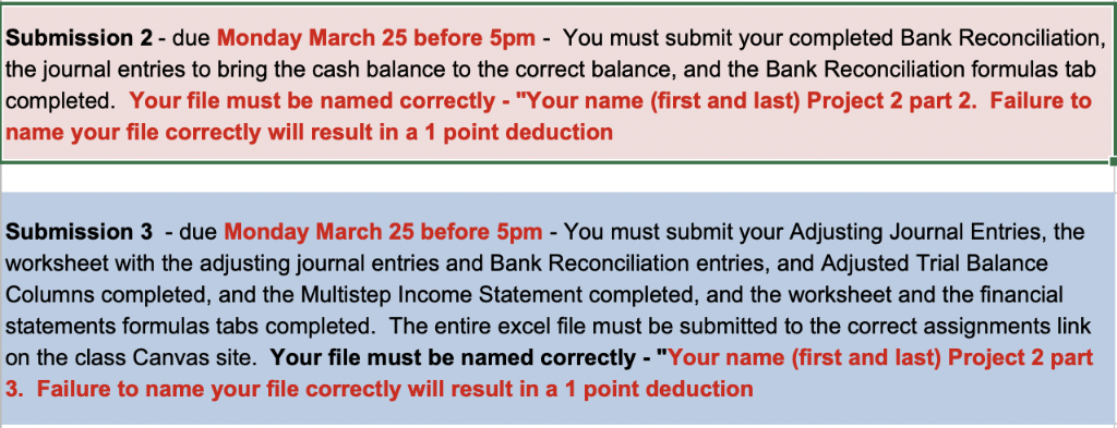 Looking for a solution to Submission 2 & 3. For "formulas tab"