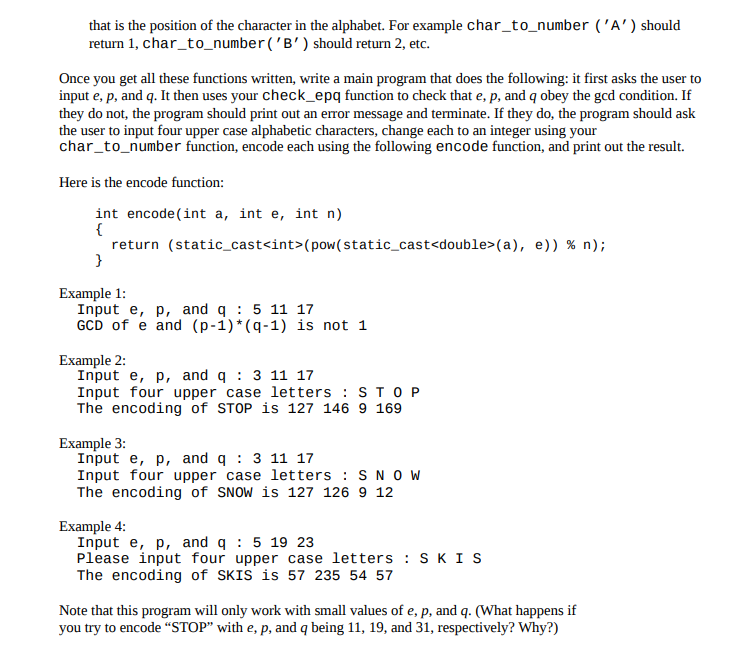 the last sentences of this instruction please!! Thanks, 2) RSA Encryptionn One