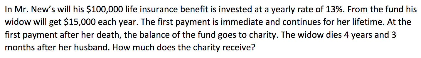 Please do not use excel. Please show work by hand. In Mr.