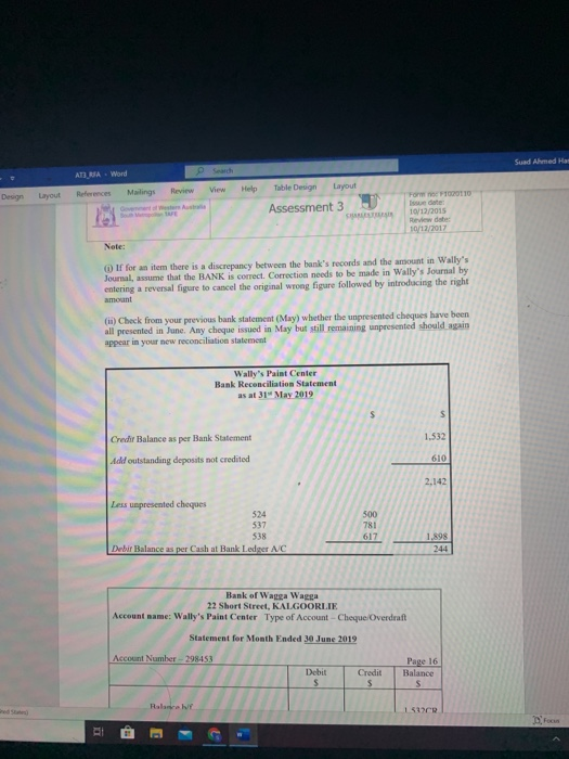 by Wally's Paint Center you are required to (a) (HSRFALL 31.05 Update