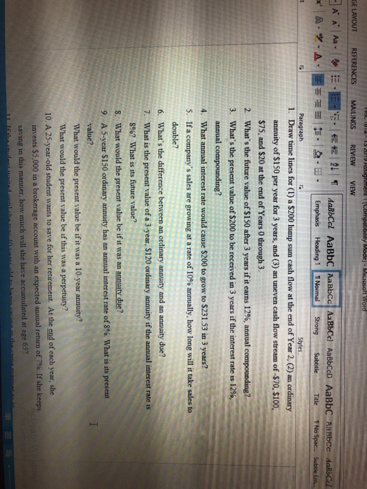  please help GE LAYOUT REFERENCES 10 MAILINGS -15 19 Assignment i