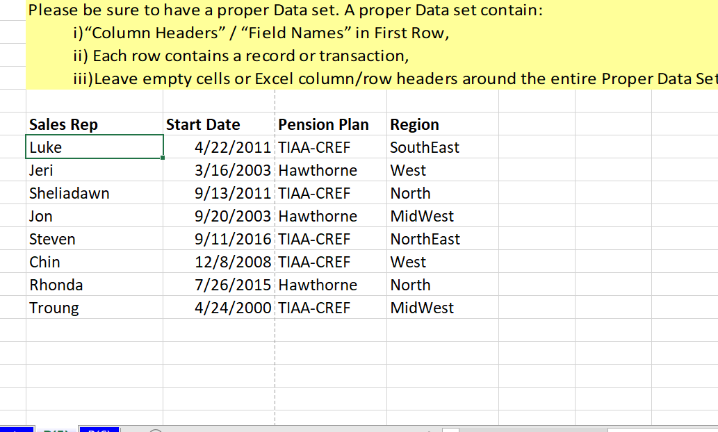 name the tables smartly, names like Revenue Table and Sales RepLookupTable. Using