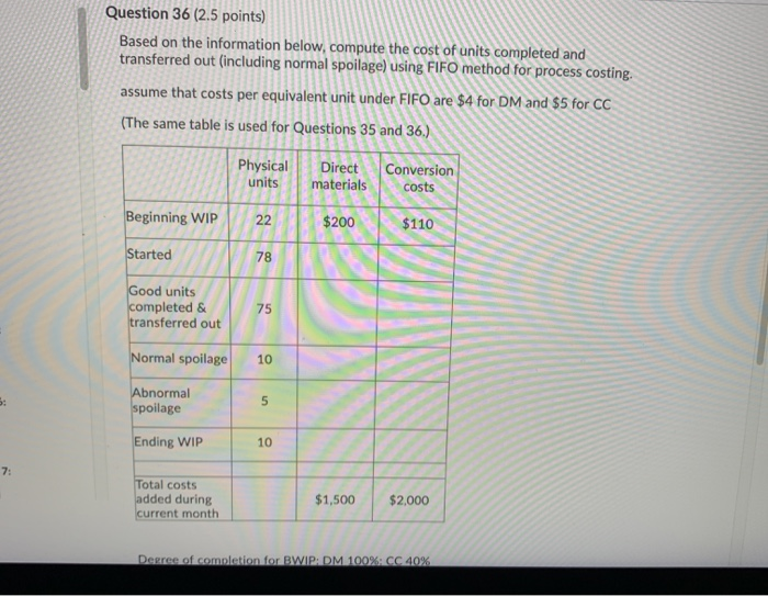  Just need answer, will give thumbs up for correct answer! Question