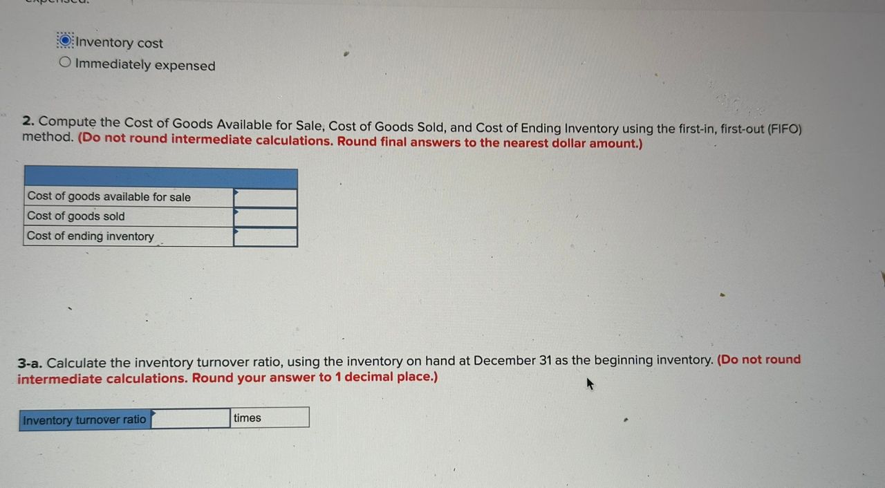  CC7-1 Accounting for Changing Inventory Costs [LO7-3, LO7-5] In October, Nicole