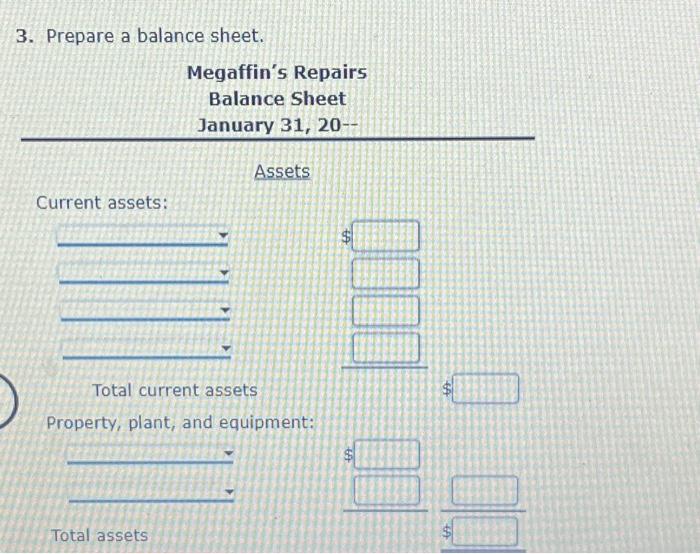Prenare a statement of owner's equity. irs is shown below. No additional