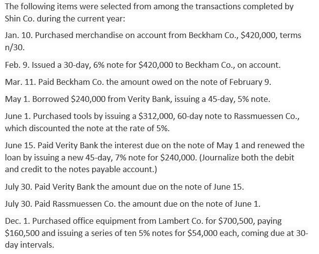 PLEASE ANSWER IN THIS FORMAT: (Amount in Red) The following items