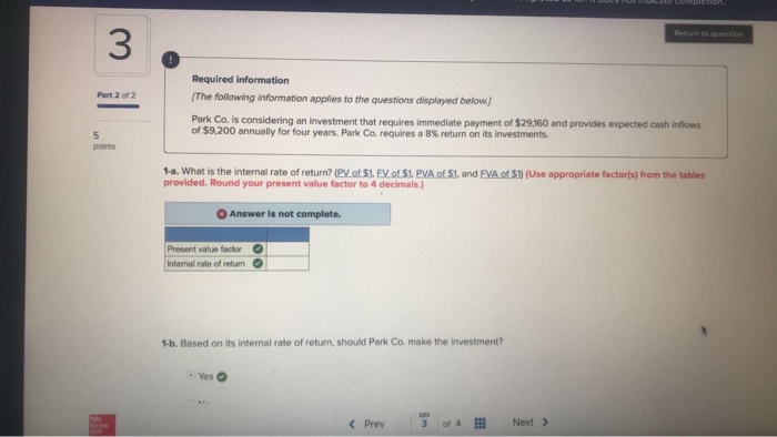  I cant figure out the numerical value for present value factor