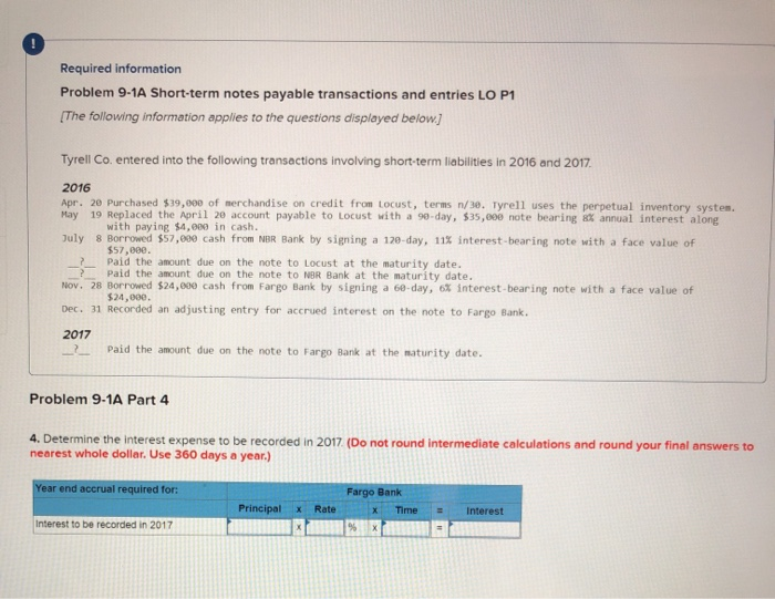 P1 The following information applies to the questions displayed below Tyrell Co.