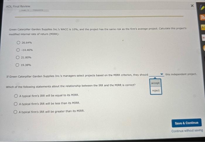 are reirnested at the same rate nqual to the IRR. However, in