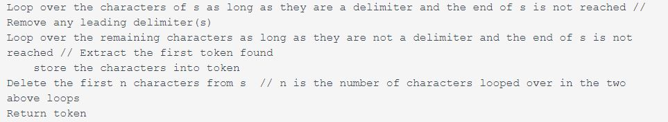 from a file. Each grocery product record consists of the following 5