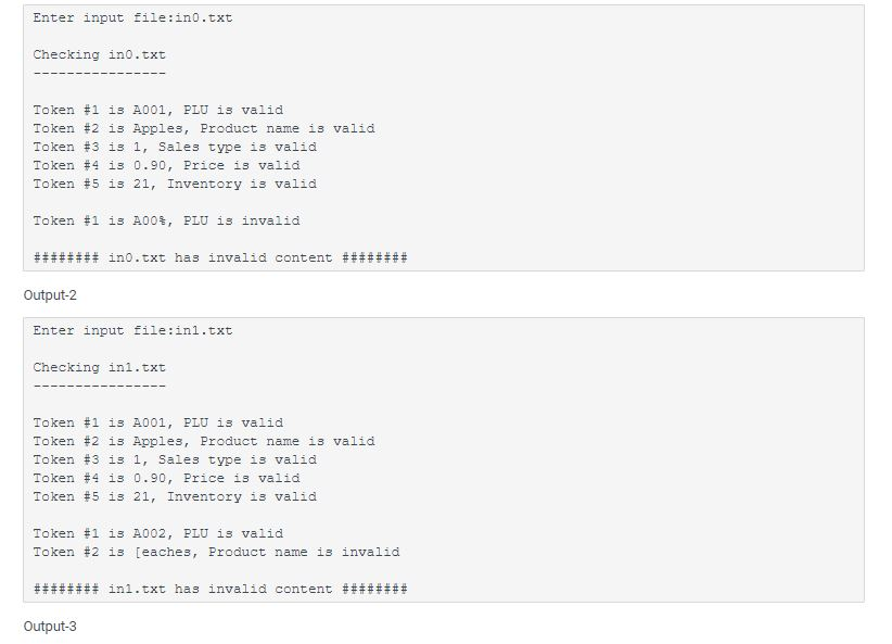 stored as a string. - Product Name, stored as a string -