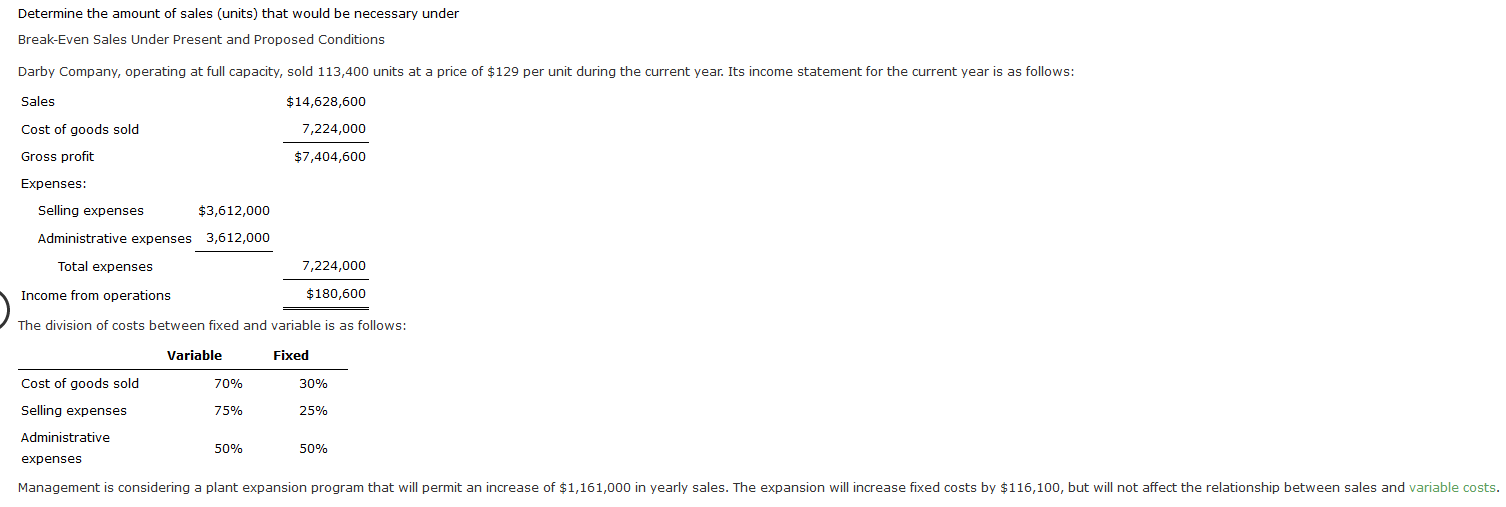 costs for the current year. Enter the final answers rounded to the