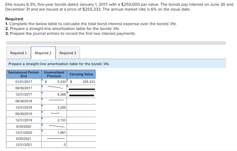 need help filling these in. Ellis issues 6.5%, five-year bonds dated January