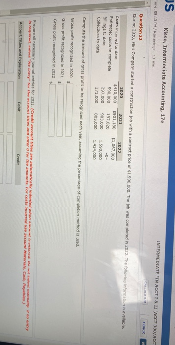  JS Kieso, Intermediate Accounting, 17e Time: 08:13 PM / Remaining: 13