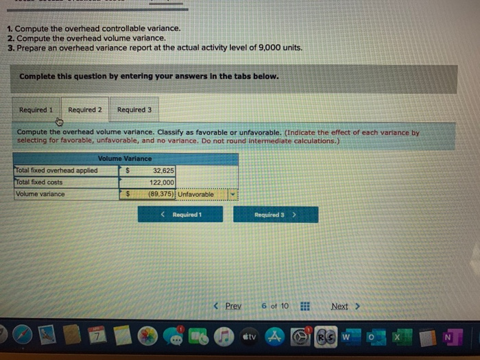 (80% of its production capacity of 12,500 units) and prepared the following