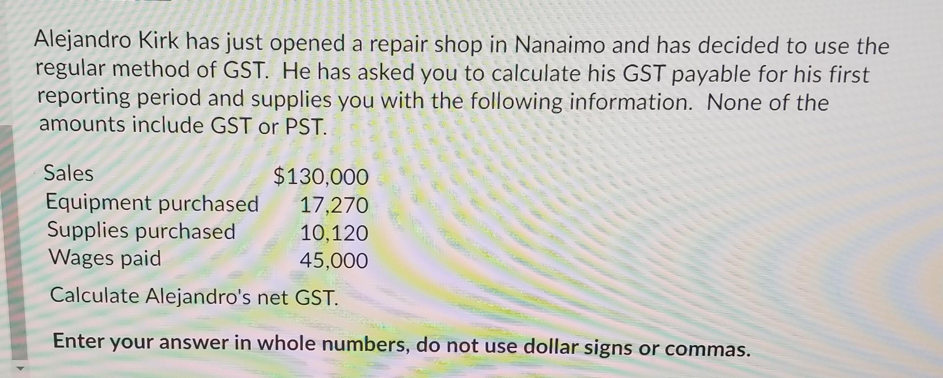 I need the solution and the answer of this question. I