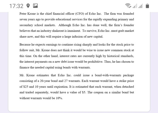 expanding primary and secondary school markets. Although Echo Inc. has done well,