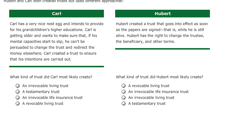 Trusts facilitate the transfer of property (and the income from that property)