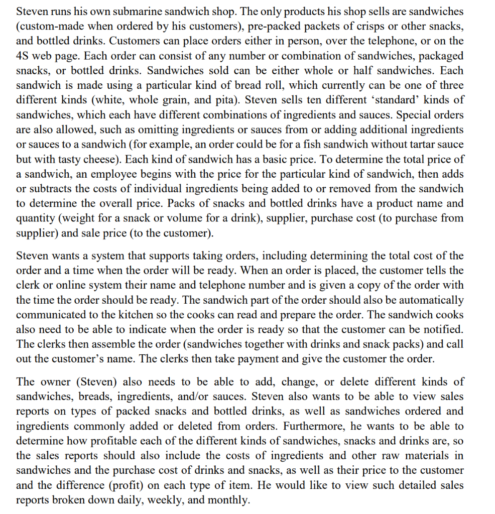 Question 3 Based on this case study Six underlying principles when designing