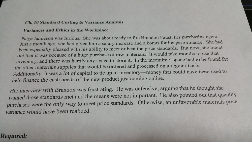  Answer the following based on the above: 1. Why did Brandon