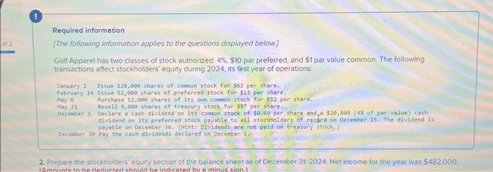  i need help with this asap please Required informetion [The following