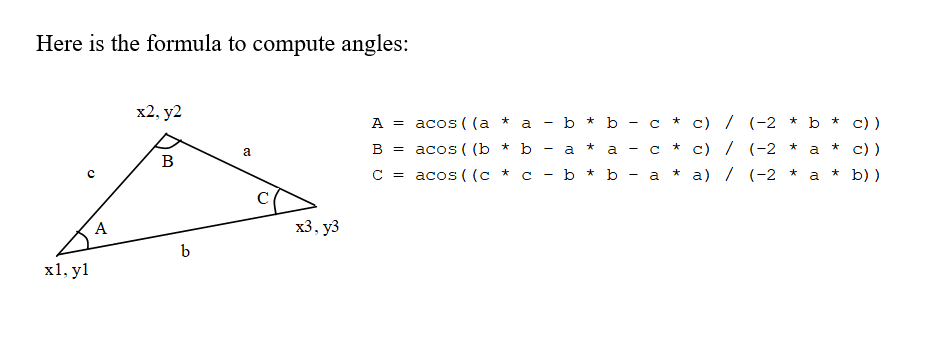 random points on the circle. Connect the points to form a triangle.