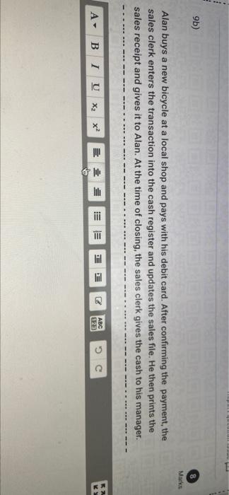 Flow Diagram (FD) elements in the following narrative: 9a) An inventory request