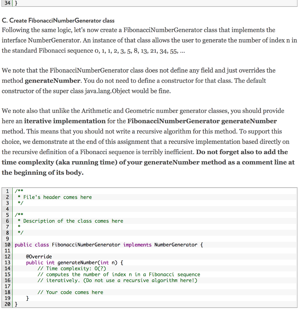 of the previous numbers. In general, a progression requires to define a