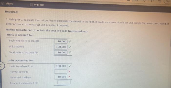 Measures, Multiple Departmonts Grayson Company produces an industrial chemical used for cleaning