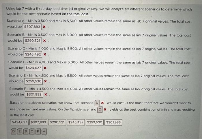 if we increased the min and max by 5% each (from original