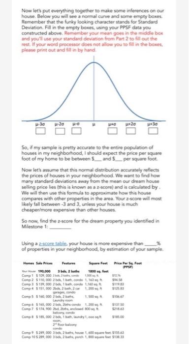 PLEASE FILL IN THE BOXES. Now let's put everything together to make