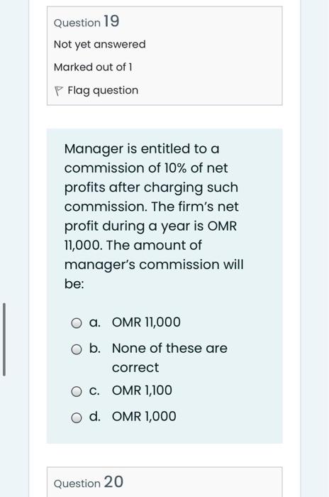 1 Question 17 Not yet answered Marked out of 1 P Flag