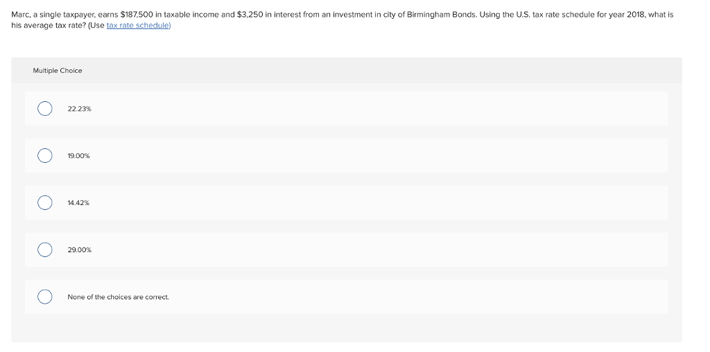 Please help, just 2 questions, thank you for your time! Tax-rate schedules