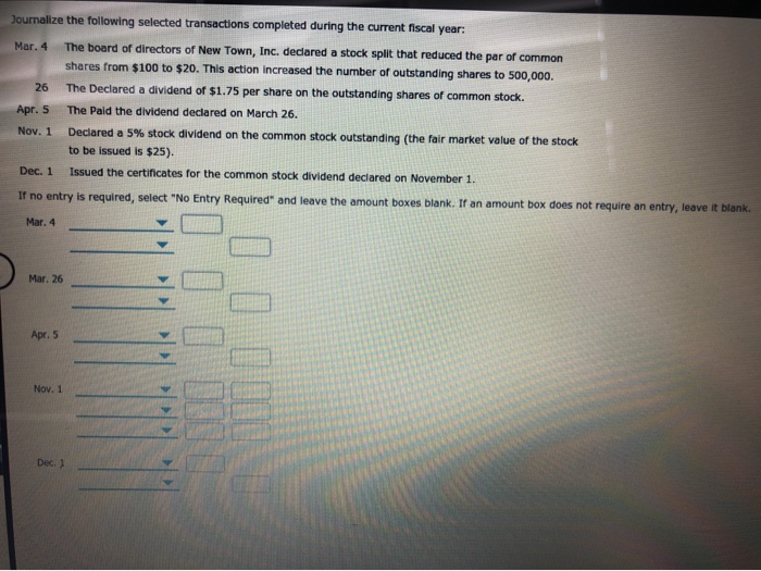 question 9. please answer with correct descriptions.. thank you Journalize the following