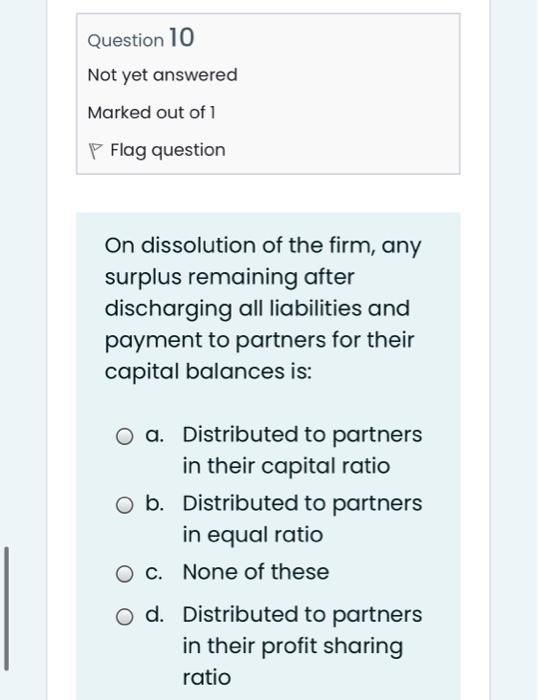 losses transferred to all the partners account at the time of retirement