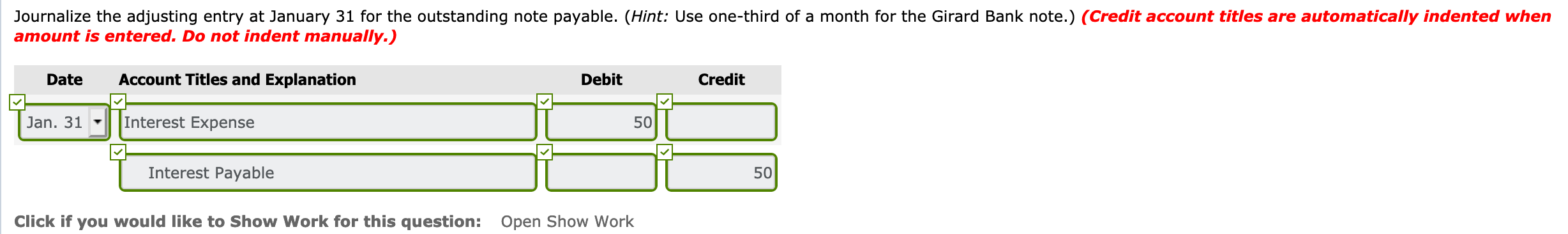 Payable $56,300 7,100 16,300 Unearned Service Revenue During January, the following selected