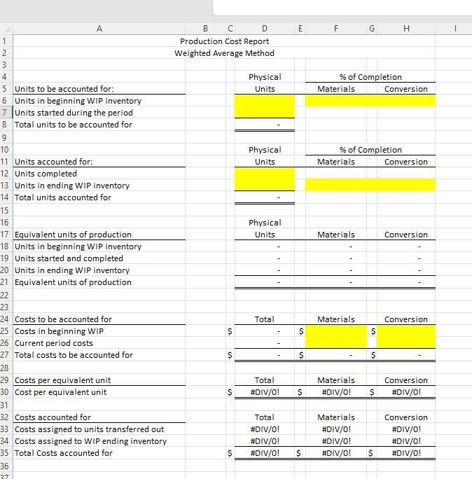 uses a process cost system to account for its table factory. Beginning