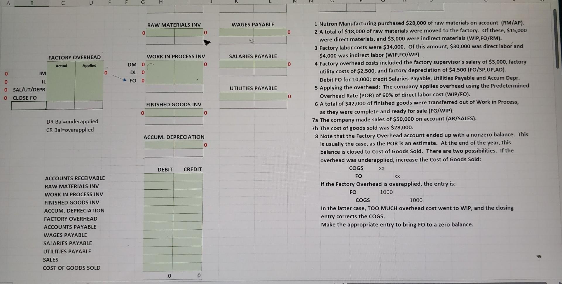 Q R s! T U D E F ALT-MFG-POSTINGS A SUMMARY OF