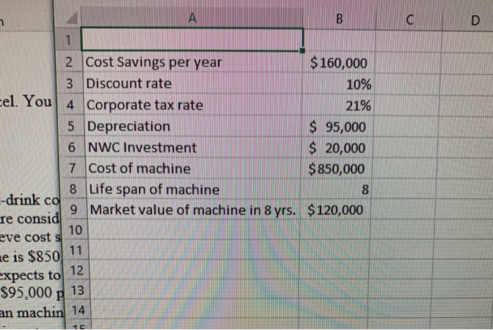 manager at a soft-drink company. Until today the company bought empty cans