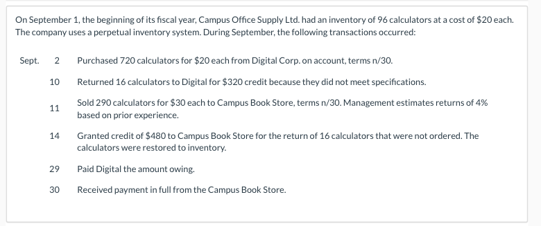Please answer (B) only. Drop down options are: Sept. 1 Bal.