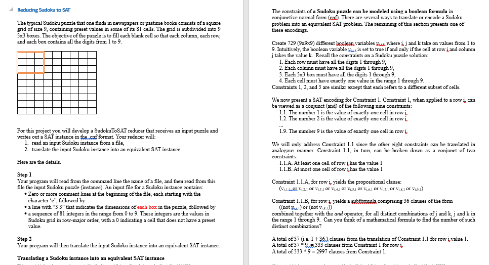 Algorithms and Data Structures Part 1: 1. Define a class called Main